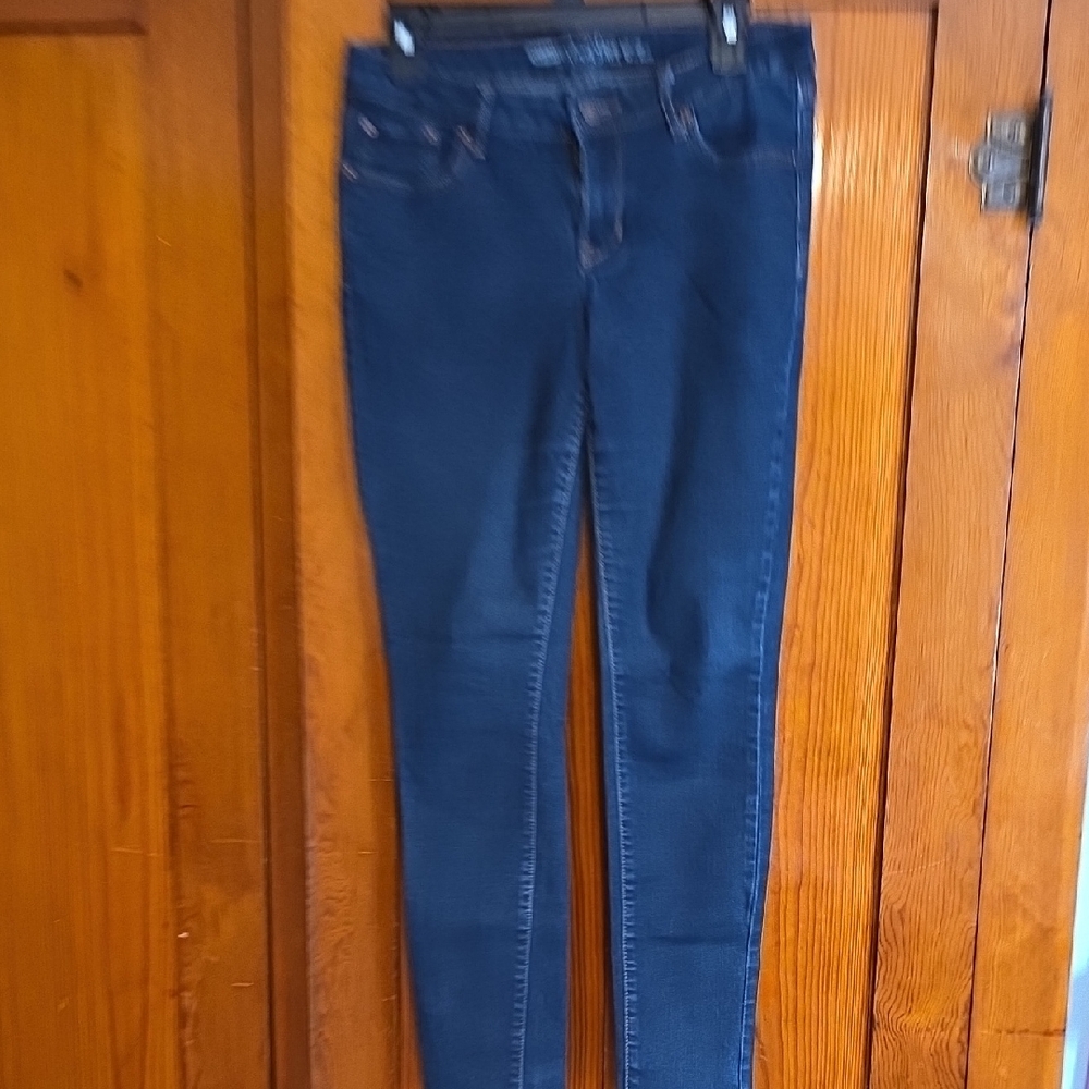 Old Navy Women's Rockstar Low-Rise Dark Blue Skinny Jeans